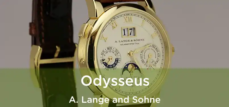  Odysseus A. Lange and Sohne
