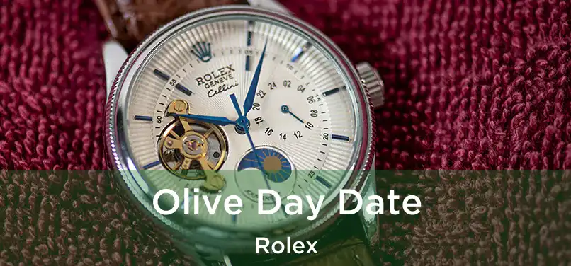 Olive Day Date Rolex